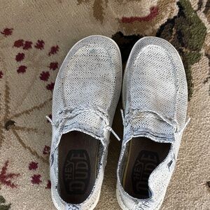 Hey Dude Men's Gray Loafers